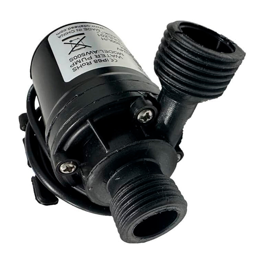 Mini Bomba de Água Sub-Mergivel Ultra Silenciosa, 12V - Preto